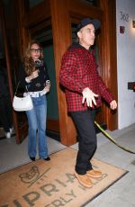 AYDA FIELD and Robbie Williams Leaves Cipriani in Beverly Hills 01/19/2024