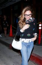 AYDA FIELD and Robbie Williams Leaves Cipriani in Beverly Hills 01/19/2024