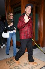 AYDA FIELD and Robbie Williams Leaves Cipriani in Beverly Hills 01/19/2024