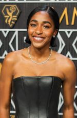 AYO EDEBIRI at 75th Primetime Emmy Awards in Los Angeles 01/15/2024
