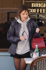 BEATRICE GRANNO Out for Coffee with a Friend in Beverly Hills 01/12/2024