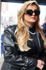 BEBE REXHA Arrives with Her Parents at Madison Square Garden in New York 01/15/2024
