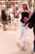 BEBE WOOD Arrives at Mean Girls Premiere at AMC Lincoln Square in New York 01/08/2024