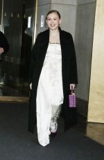 BEBE WOOD Arrives at Today Show in New York 01/08/2024