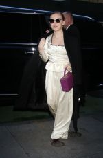 BEBE WOOD Arrives at Today Show in New York 01/08/2024