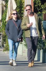 BECKI NEWTON on a Lunch Date at All Time Restaurant in Los Feliz 01/16/2024