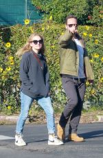 BECKI NEWTON on a Lunch Date at All Time Restaurant in Los Feliz 01/16/2024