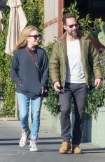BECKI NEWTON on a Lunch Date at All Time Restaurant in Los Feliz 01/16/2024