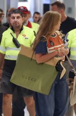 BECKY HILL at Sydney Airport 01/19/2024