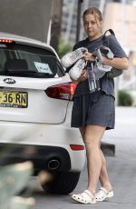 BECKY HILL Leaves a Spa in Balmain 01/20/2024