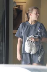 BECKY HILL Leaves a Spa in Balmain 01/20/2024