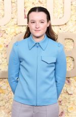 BELLA RAMSEY at 81st Annual Golden Globe Awards in Los Angeles 01/07/2024