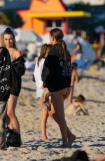 BETSY ALVAREZ in Bikini at a Beach in Miami 12/31/2023