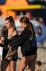 BETSY ALVAREZ in Bikini at a Beach in Miami 12/31/2023