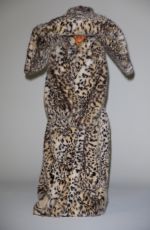 BIANCA CENSORI Covered Head-to-toe in Fur at a Studio in Los Angeles 01/23/2024