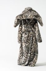 BIANCA CENSORI Covered Head-to-toe in Fur at a Studio in Los Angeles 01/23/2024