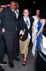 BILLIE EILISH Arrives at Golden Globes Afterparty at Chateau Marmont 01/07/2024