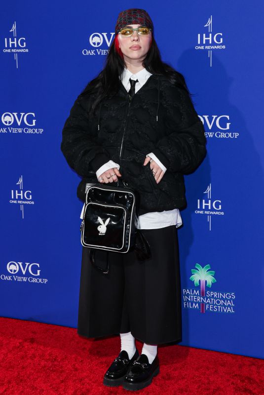 BILLIE EILISH at 2024 Palm Springs International Film Festival Film Awards 01/04/2024