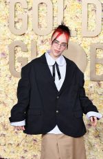 BILLIE EILISH at 81st Annual Golden Globe Awards in Los Angeles 01/07/2024