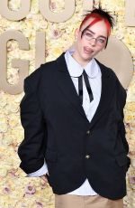 BILLIE EILISH at 81st Annual Golden Globe Awards in Los Angeles 01/07/2024