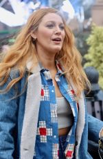 BLAKE LIVELY Leaves Set of It Ends With Us in Plainfield 01/11/2024