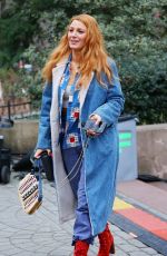 BLAKE LIVELY Leaves Set of It Ends With Us in Plainfield 01/11/2024