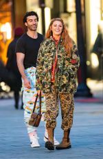 BLAKE LIVELY Shares an On-Screen Kiss on the Set of It Ends With Us in Jersey City 01/12/2024