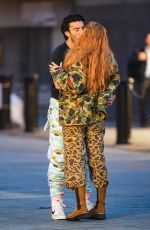 BLAKE LIVELY Shares an On-Screen Kiss on the Set of It Ends With Us in Jersey City 01/12/2024