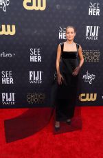 BRIE LARSON at 2024 Critics Choice Awards in Santa Monica 01/14/2024