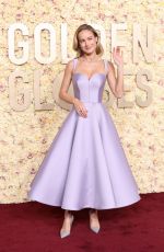 BRIE LARSON at 81st Annual Golden Globe Awards in Los Angeles 01/07/2024