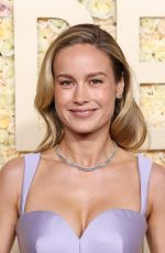 BRIE LARSON at 81st Annual Golden Globe Awards in Los Angeles 01/07/2024