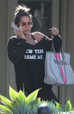 BROOKE BURKE Leaves a Nail Salon in Malibu 01/23/2024