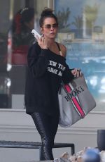 BROOKE BURKE Leaves a Nail Salon in Malibu 01/23/2024