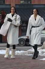 BRUNA LIRIO and GIZELE OLIVEIRA Out Shopping in Aspen 01/02/2024