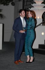 BRYCE DALLAS HOWARD Arrives at Universal Event Party at Sunset Tower Hotel in Hollywood 01/13/2024