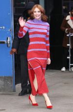BRYCE DALLAS HOWARD Leaves Good Morning America Studio in New York 01/30/2024