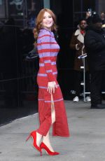 BRYCE DALLAS HOWARD Leaves Good Morning America Studio in New York 01/30/2024