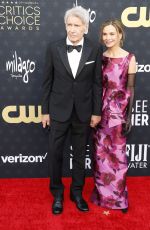 CALISTA FLOCKHART and Harrison Ford at 2024 Critics Choice Awards in Santa Monica 01/14/2024