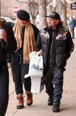 CAMERON DIAZ and Benji Madden Out in Aspen 01/05/2024
