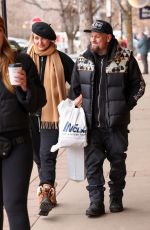 CAMERON DIAZ and Benji Madden Out in Aspen 01/05/2024