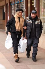 CAMERON DIAZ and Benji Madden Out in Aspen 01/05/2024