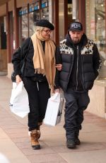 CAMERON DIAZ and Benji Madden Out in Aspen 01/05/2024