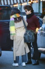 CAMILA MENDES and Rudy Mancuso Out in New York 01/02/2024