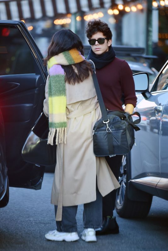 CAMILA MENDES and Rudy Mancuso Out in New York 01/02/2024