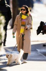 CAMILA MENDES Out with Her Dog in New York 01/02/2024