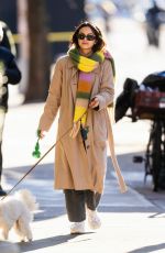 CAMILA MENDES Out with Her Dog in New York 01/02/2024
