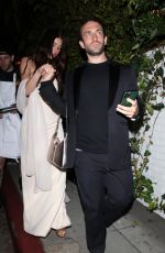 CAMILA MORRONE Leaves HBO Golden Globes Afterparty at Chateau Marmont in West Hollywood 01/08/2024