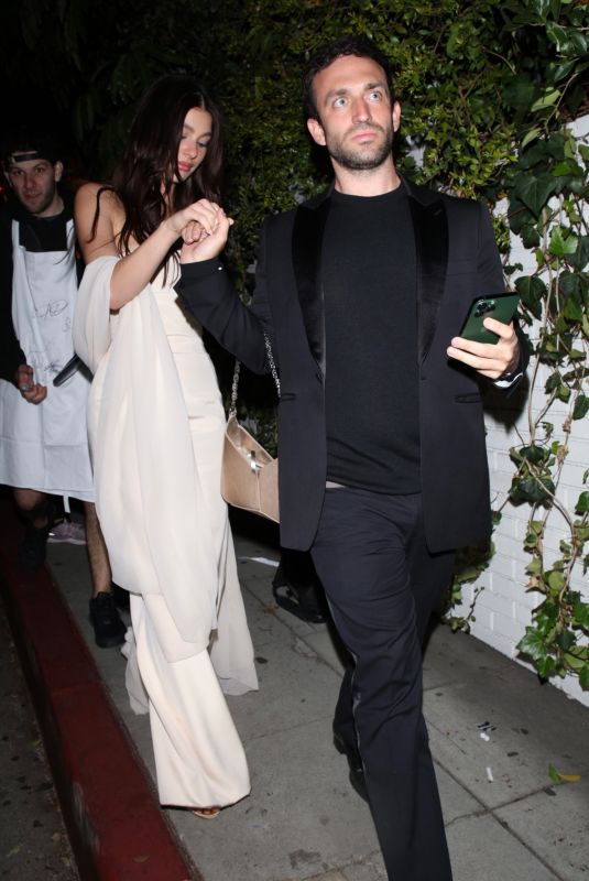 CAMILA MORRONE Leaves HBO Golden Globes Afterparty at Chateau Marmont in West Hollywood 01/08/2024