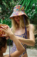 CANDICE SWANEPOEL for Tropic of C x Agua Bendita, January 2024