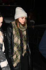 CARA DELEVINGNE Arrives at SNL After-party at Le Avenue in New York 01/20/2024